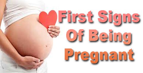 first signs of being pregnant